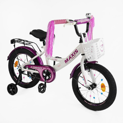 Велосипед 16" дюймів 2-х колісний "CORSO" MAXIS  ЗІБРАНИЙ НА 75%, в коробці - CL-16790
