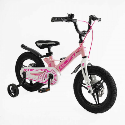 Дитячий велосипед 14" Corso CONNECT MG-14155 МАГНІЄВА РАМА, ЛИТІ ДИСКИ, ДИСКОВІ ГАЛЬМА, зібраний на 75% - MG-14608
