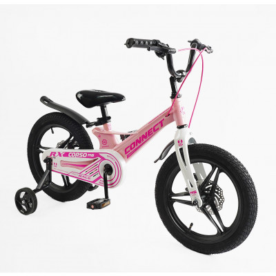 Велосипед 16" дюймів 2-х колісний Corso «REVOLT»  МАГНІЄВА РАМА, ЛИТІ ДИСКИ, ДИСКОВІ ГАЛЬМА, зібраний на 75% - MG-16034