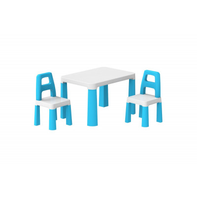 Дитячий стіл з двома стільцями ТехноK - Блакитний (0471)