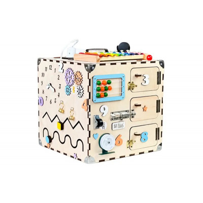 Бізікуб розвиваючий 30х30х30 см - Без фарби