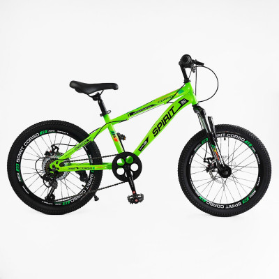 Велосипед Спортивний Corso «SPIRIT» 20" дюймів рама сталева 12``, 7 швидкостей Shimano - ST-20622