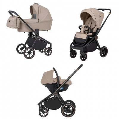 Дитяча коляска універсальна 3 в 1 Epica CARRELLO CRL-8511/1 - Almond Beige 2