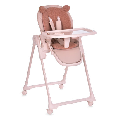 Стільчик для годування EL Camino ME 1037 CRYSTAL - Bear Pink