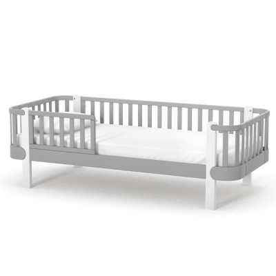 Ліжко підліткове Верес Монако - Графітово-білий