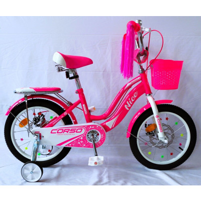 Дитячий двохколісний велосипед 16" "Corso Nice" - NC-16388