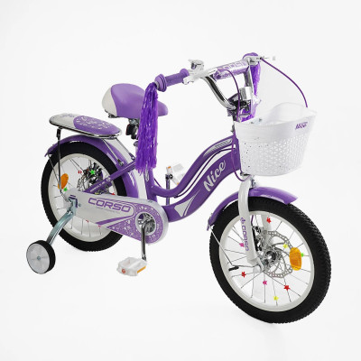 Дитячий двохколісний велосипед 16" "Corso Nice" - NC-16014