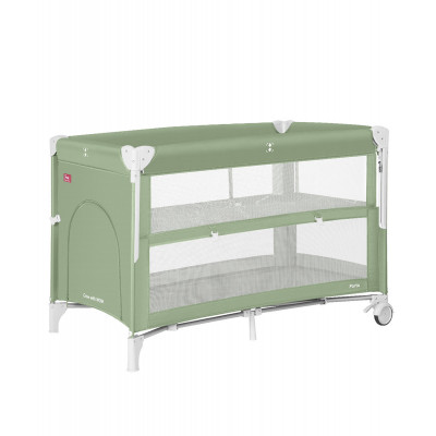 Дитяче приставне ліжечко-манеж Carrello Porta - Mint Green
