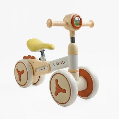 Біговел 4-х колісний Joy J-19932 (колеса PU, укр музика, підсвітка) - Коричневий