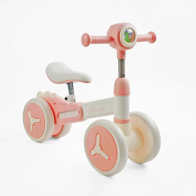 Біговел 4-х колісний Joy J-19932 (колеса PU, укр музика, підсвітка) - Рожевий