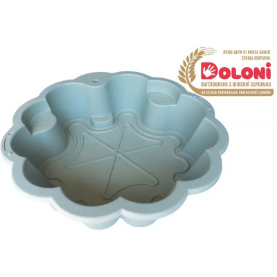Пісочниця - басейн DOLONI Квітка ECO 01234 - Бірюзовий 01234/03eco