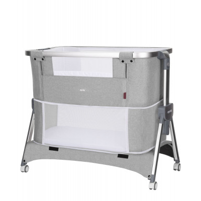 Приставне ліжечко-манеж Carrello Aria 3 в 1 - Silver Grey