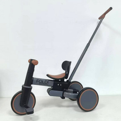 Дитячий трьохколісний велосипед EL Camino ME 1202 FOLDI - Graphite