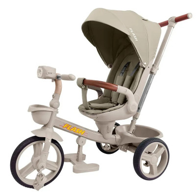 Трьохколісний велосипед Tilly Flash T-3812 - Light Beige