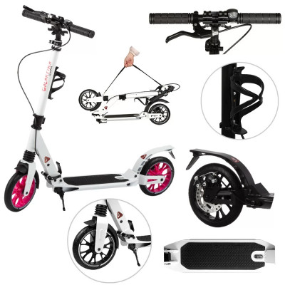 Дитячий самокат TILLY Galaktika GS-0025 - Crimson