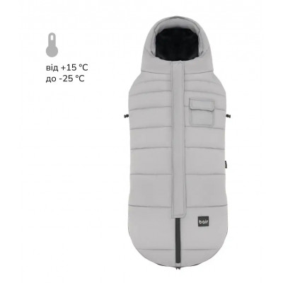 Конверт Bair Nordie в коляску та санки - Owl grey