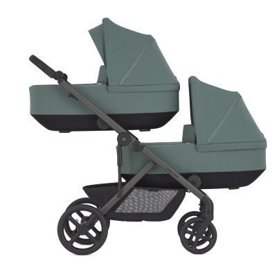 Модульна дитяча коляска для двійні Anex Modu - Greeny