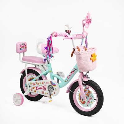 Дитячий велосипед 12" дюймів 2-х колісний Corso Emily - ML-42589