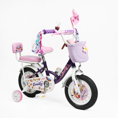 Дитячий велосипед 12" дюймів 2-х колісний Corso Emily - ML-62588
