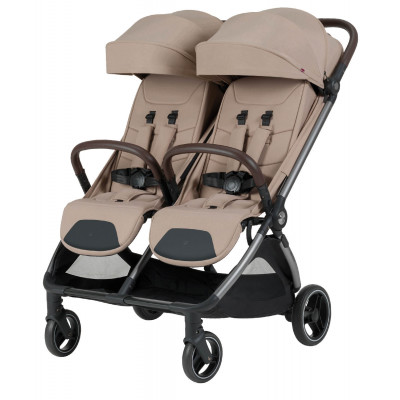 Прогулянкова коляска для двійні Carrello Link CRL-6533 - Island Beige