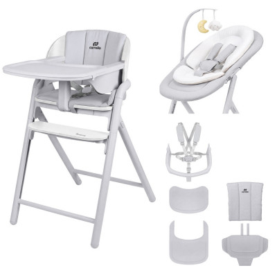 Стільчик для годування 3 в 1 Carrello Tenero CRL-9507 - Atlantis Grey
