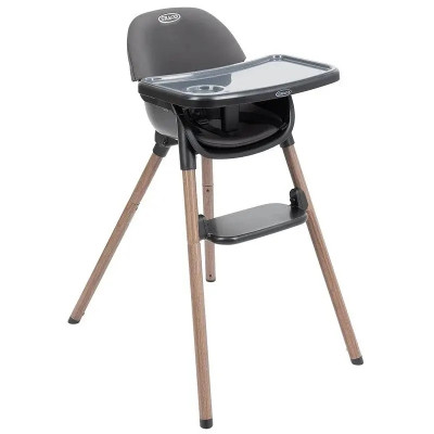 Стільчик для годування 3 в 1 Graco Presti - Темно-сірий