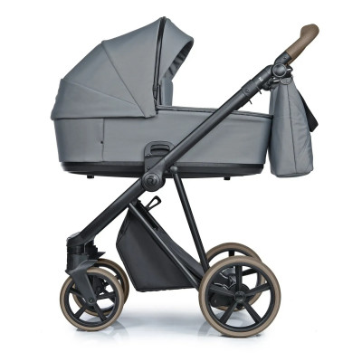 Коляска 2 в 1 Roan Ivi Vintage Collection з амортизацією та вентиляцією люльки - Blue Tea