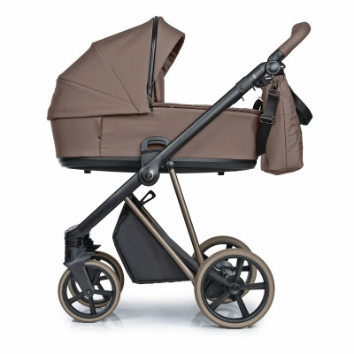 Коляска 2 в 1 Roan Ivi Vintage Collection з амортизацією та вентиляцією люльки - Mocha Mousse