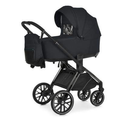 Коляска універсальна 2 в 1 El Camino PRESTIGE ME 1124-3 - Black