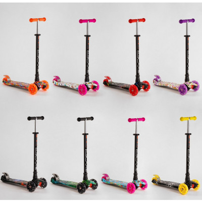 Дитячий трьохколісний самокат Skyper MAXI 113-29048 колеса PU, зі світлом - 113-74156