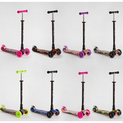 Дитячий трьохколісний самокат Skyper MAXI 113-29048 колеса PU, зі світлом - 113-96349