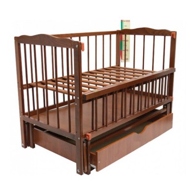 Ліжечко Малятко з шухлядою - Яблуня