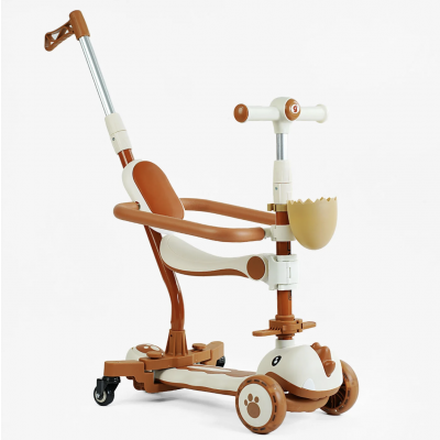 Самокат 5в1 Skyper  колеса PU зі світлом, музика (Укр.Мова) та підсвічування платформи - GL-09077