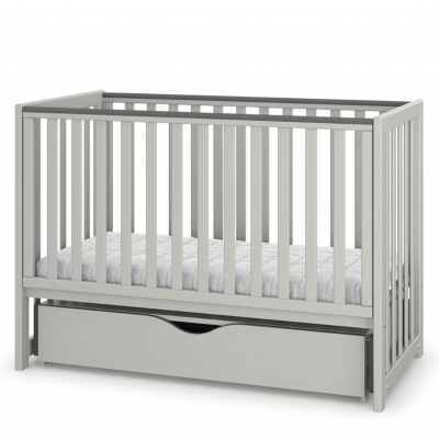 Дитяче ліжечко Верес ЛД13 (з маятником та шухлядою) - Кашемір