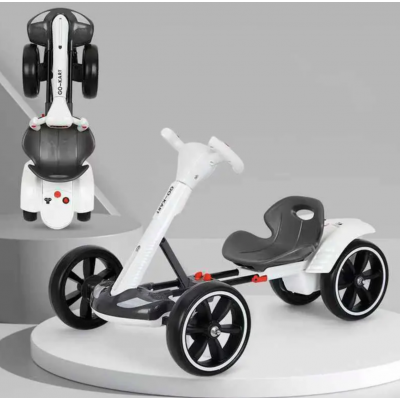 Дитячий електрокарт M 6072 - Білий