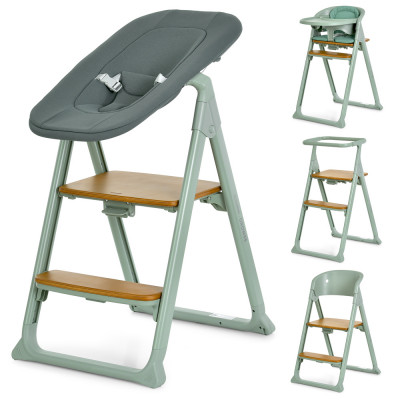 Дитячий стільчик для годування El Camino Growee ME 1222 - Sage Green