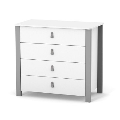 Комод Верес Монако 900 - Біло-графітовий