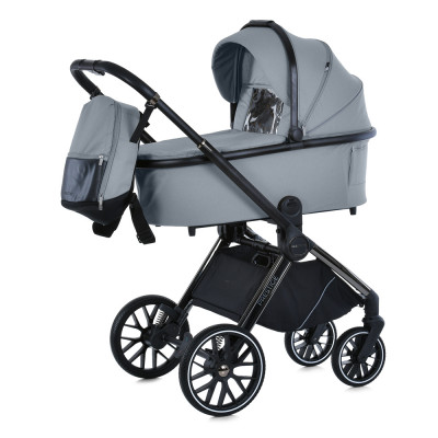 Коляска дитяча 2 в 1 EL Camino ME 1124 PRESTIGE - Frost Gray