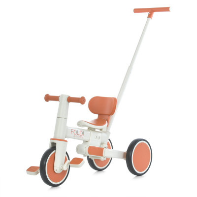 Дитячий трьохколісний велосипед EL Camino ME 1202 FOLDI - Сinnamon Beige